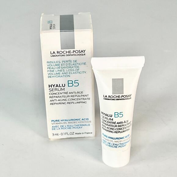 La Roche-Posay Hyalu B5 Serum Anti-aging Repair Replump Travel .1 fl oz 3ml NIB - Picture 1 of 12